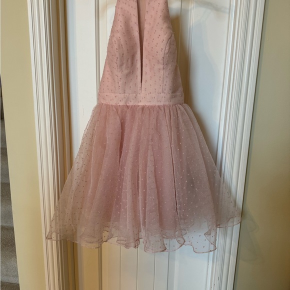 211-PMTT NWT Sherri Hill Pink Short Formal , Homecoming , Pageant Dress Size 0. - Picture 3 of 13